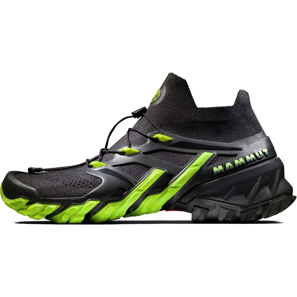 Mammut Aegility Pro Mid Shoes Men - black-highlime | BIKE24