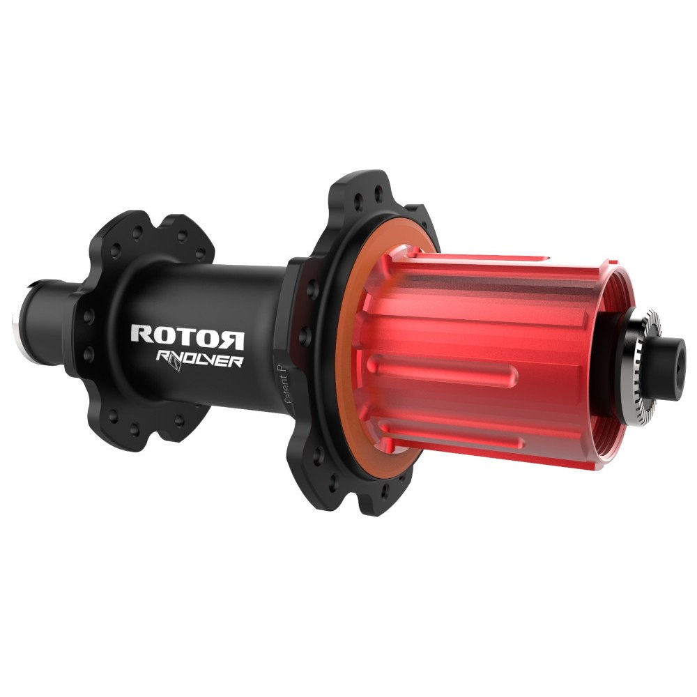 Bild von Rotor RVOLVER 2:1 Road Hinterradnabe - 10x135mm QR - SRAM XDR Freilauf - 24 Loch - schwarz
