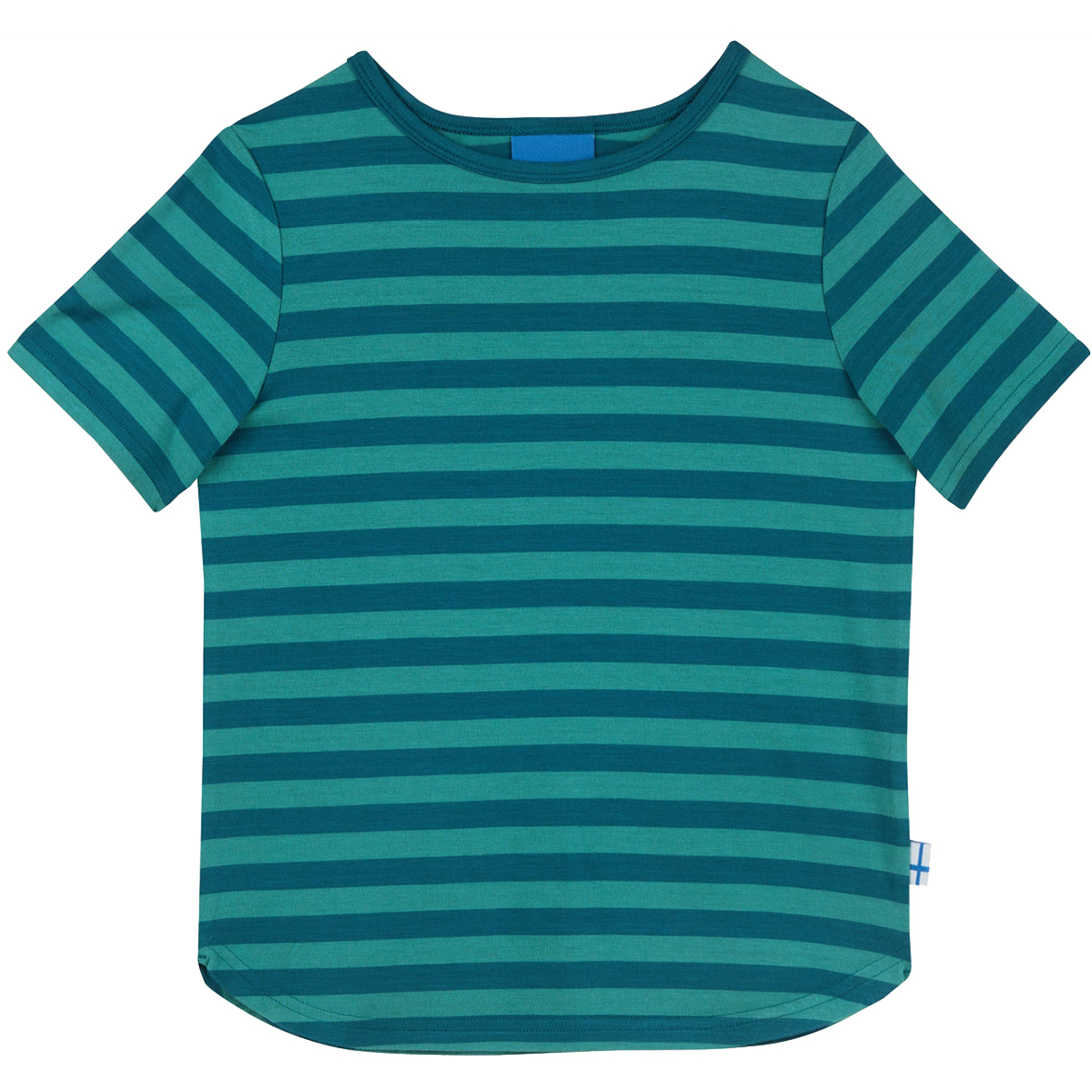 Picture of Finkid MAALARI Jersey T-Shirt Kids - ocean/deep jungle