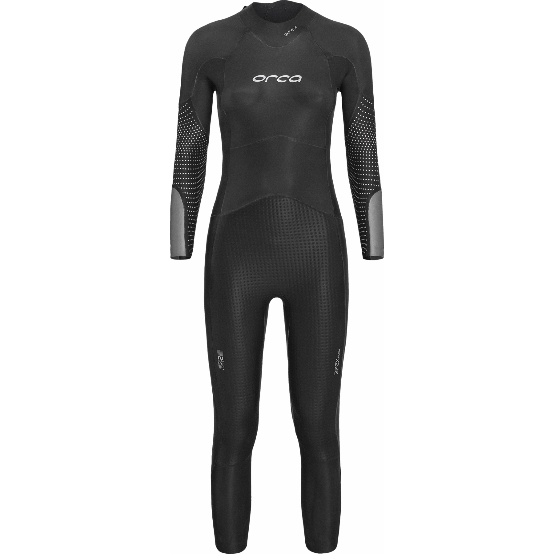 Produktbild von Orca Apex Flow Triathlon-Neoprenanzug Damen - black/silver total