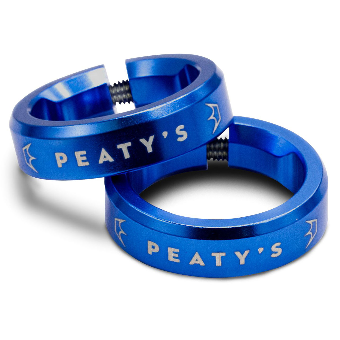 Picture of Peaty&#039;s Monarch Grips Lockrings Clamp Ring - Navy
