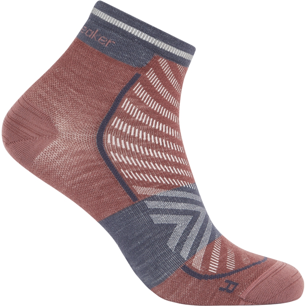 Produktbild von Icebreaker Merino Run+ Ultralight Socken Mini Herren - Carob/Graphite