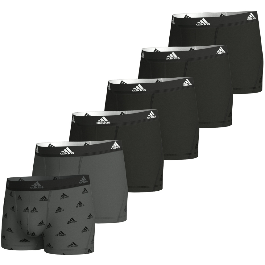 Produktbild von adidas Sports Underwear Active Flex Cotton Boxershorts Herren - 6 Pack - 932-assorted