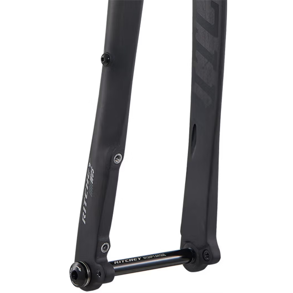 Fourche Carbone KUOTA 700c Pivot Carbone 1 1/8 - 28.6 Mm - Noire/Grise/Rouge - Route/Course