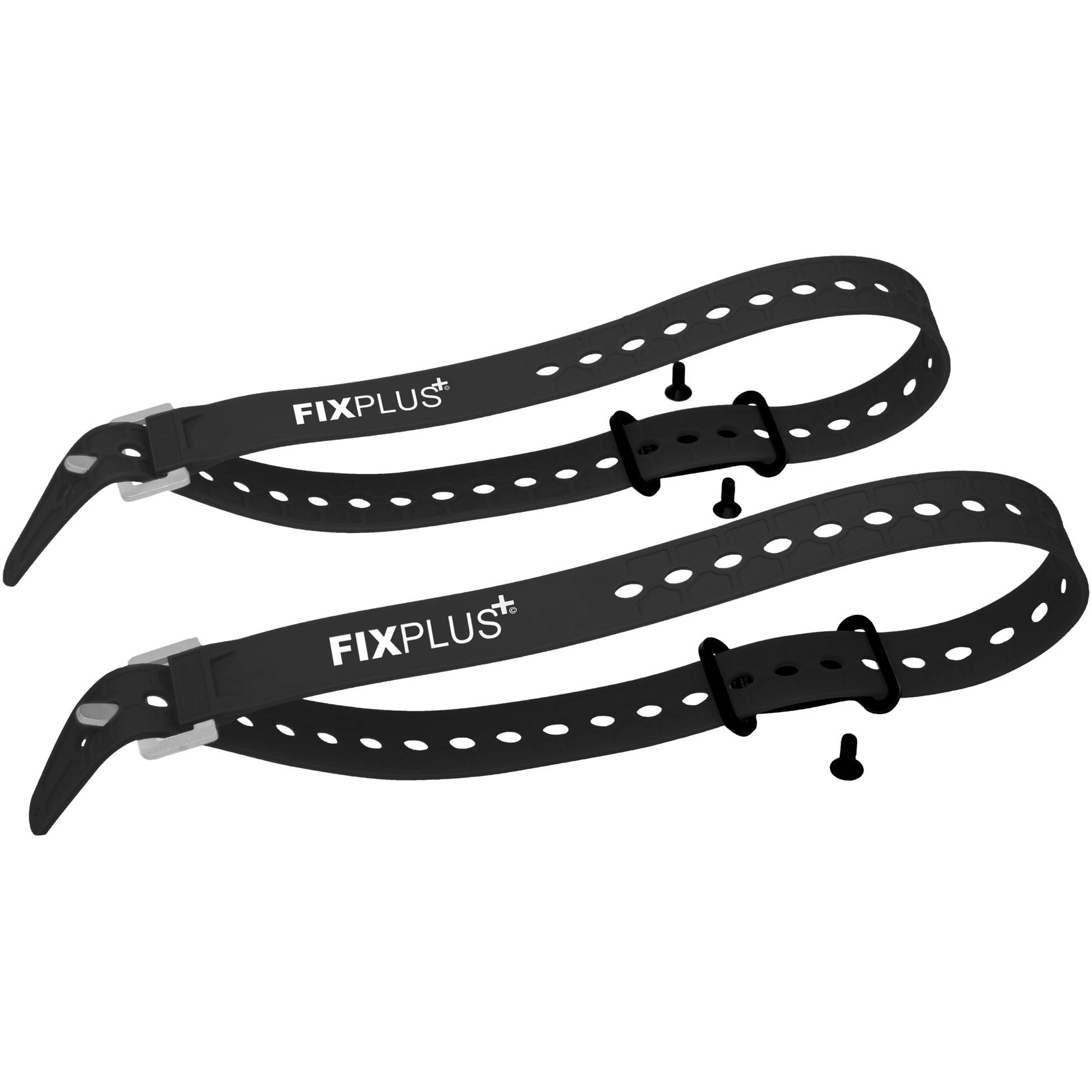 Productfoto van FixPlus Strap Anchor 2 pcs. incl. 2x Strap Black 66cm - black/black