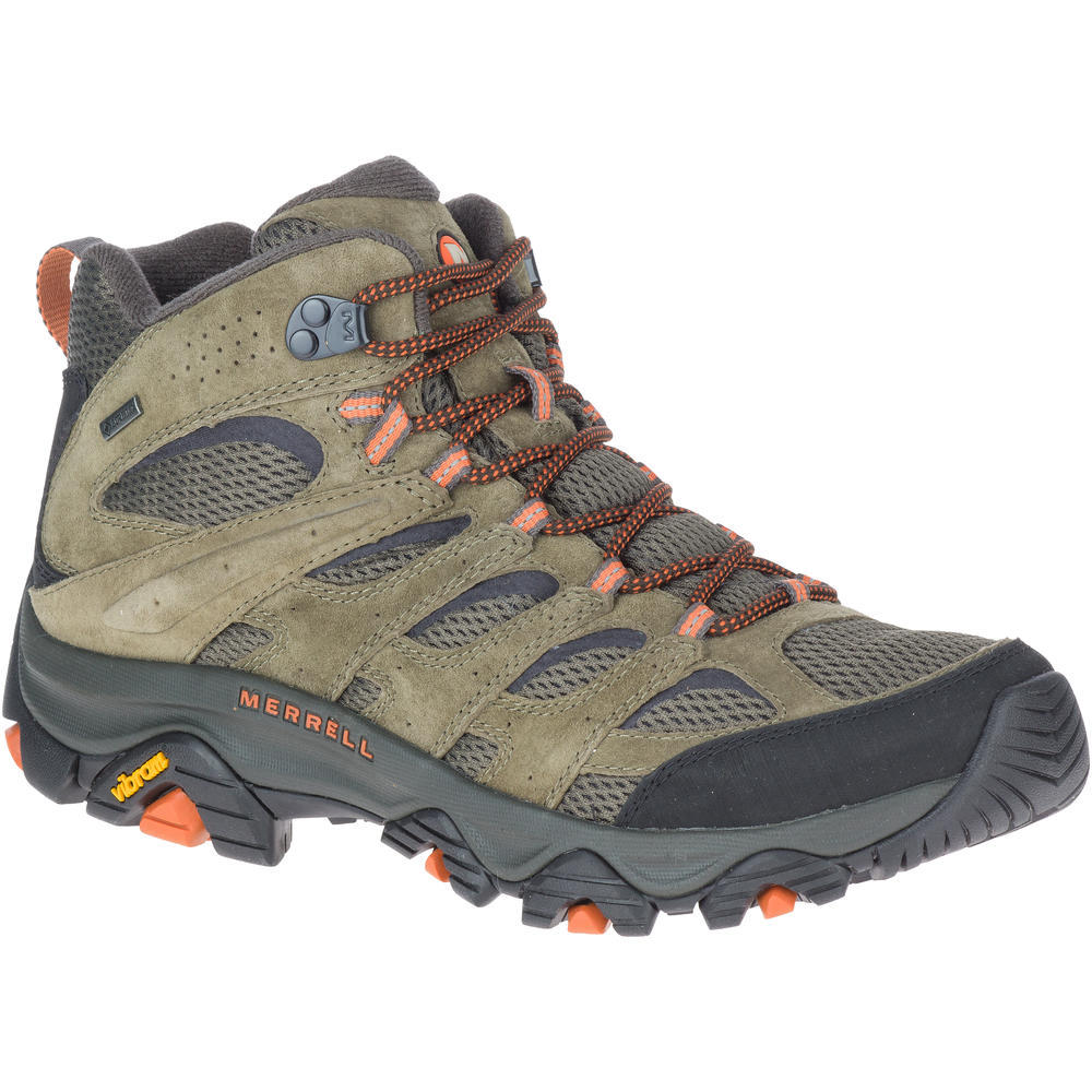 Picture of Merrell Moab 3 Mid GTX Hiking Shoes - olive
