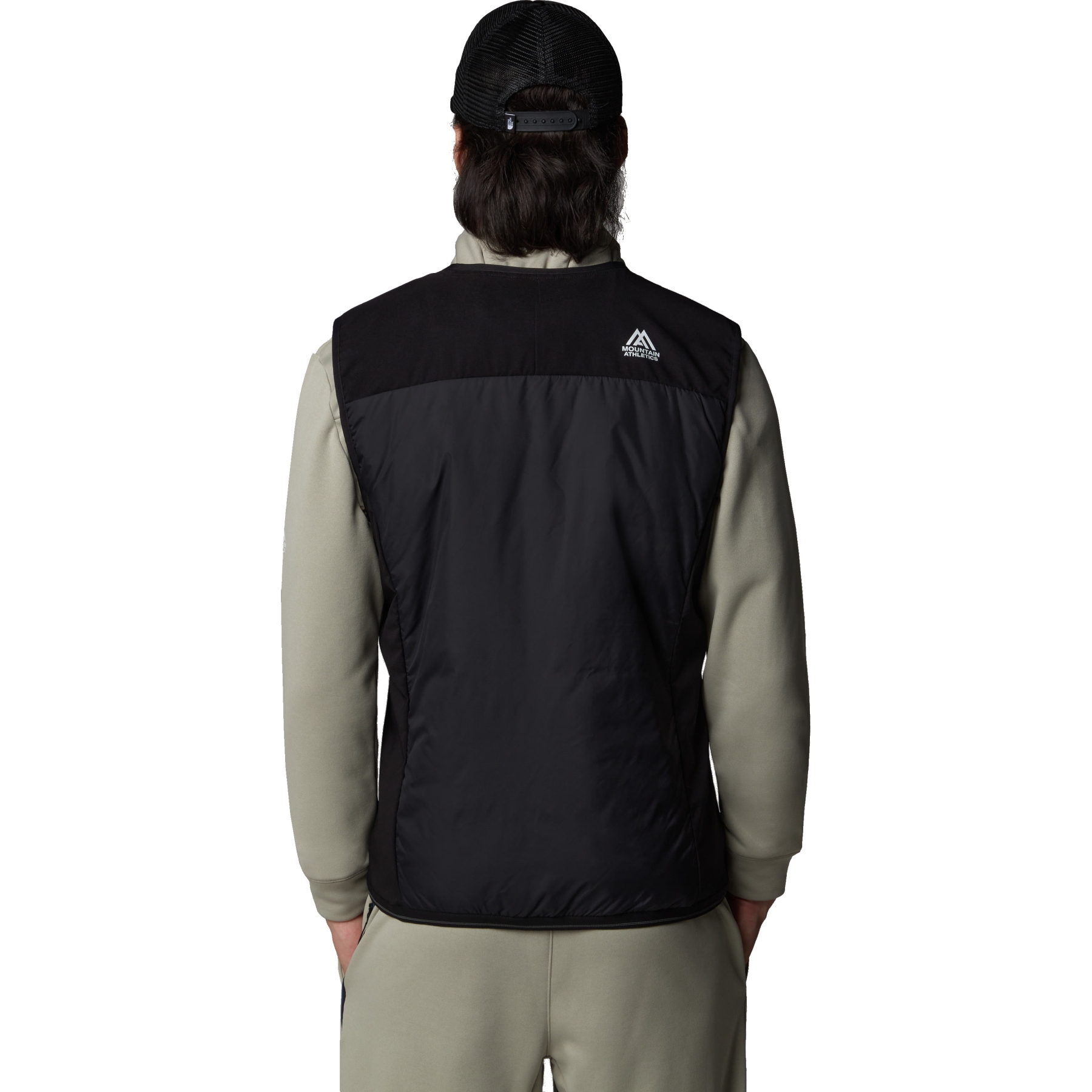 Mens black north face gilet best sale