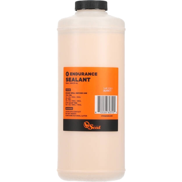 Productfoto van ORANGE SEAL Endurance Tubeless Sealant Refill - Bandenafdichtmiddel - 32oz / 950ml - mechanic bottle