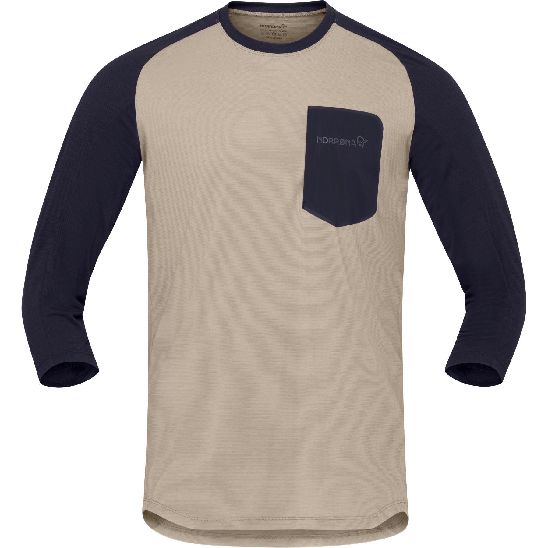 Norrona skibotn equaliser merino Shirt met 3/4-Mouwen Heren 