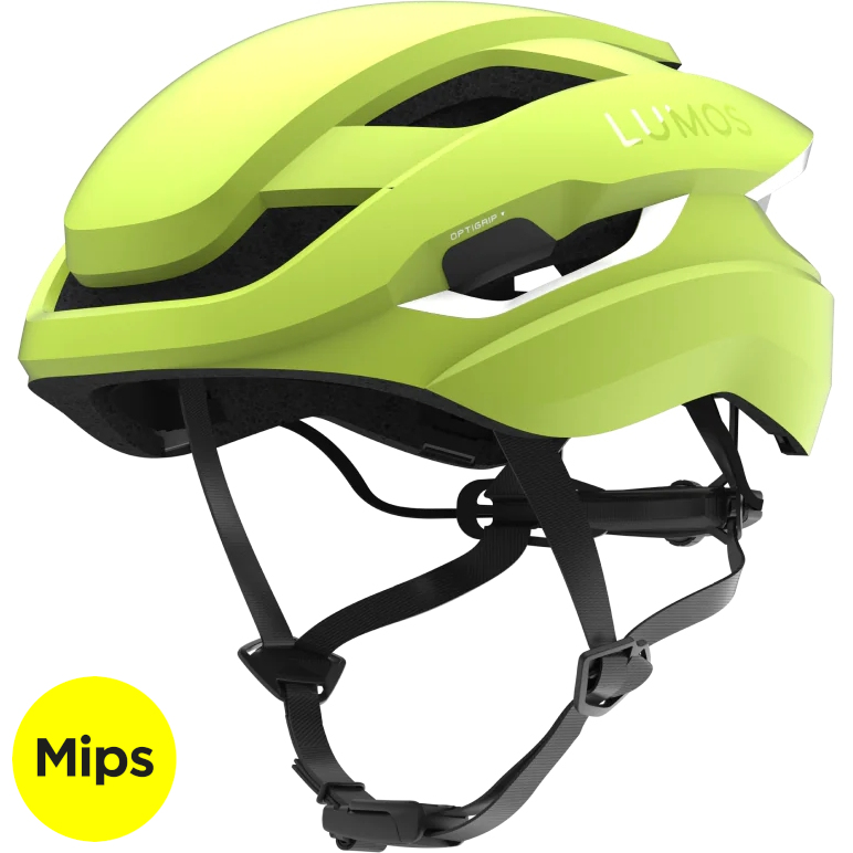 Picture of Lumos Ultra Fly MIPS Helmet + Firefly Helmet Light - Hyper Green