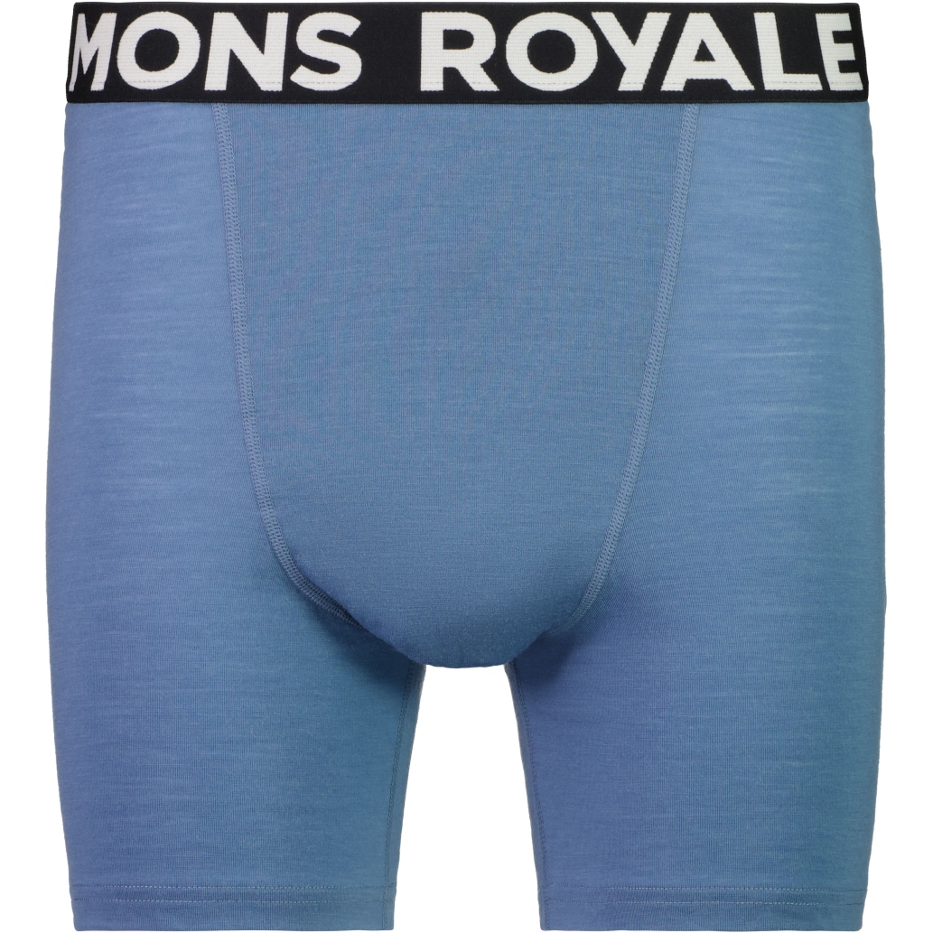 Picture of Mons Royale Hold &#039;em Boxer - blue slate