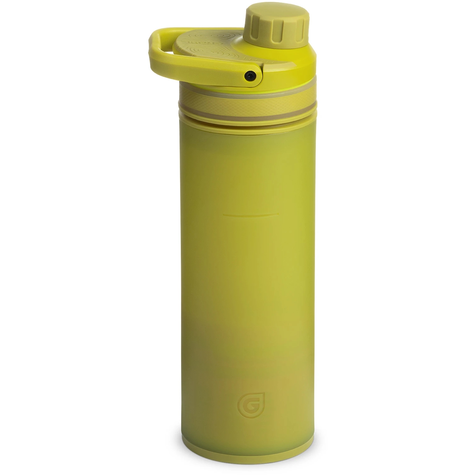 Produktbild von Grayl UltraPress Purifier Trinkflasche mit Wasserfilter - 500ml - Forager Moss