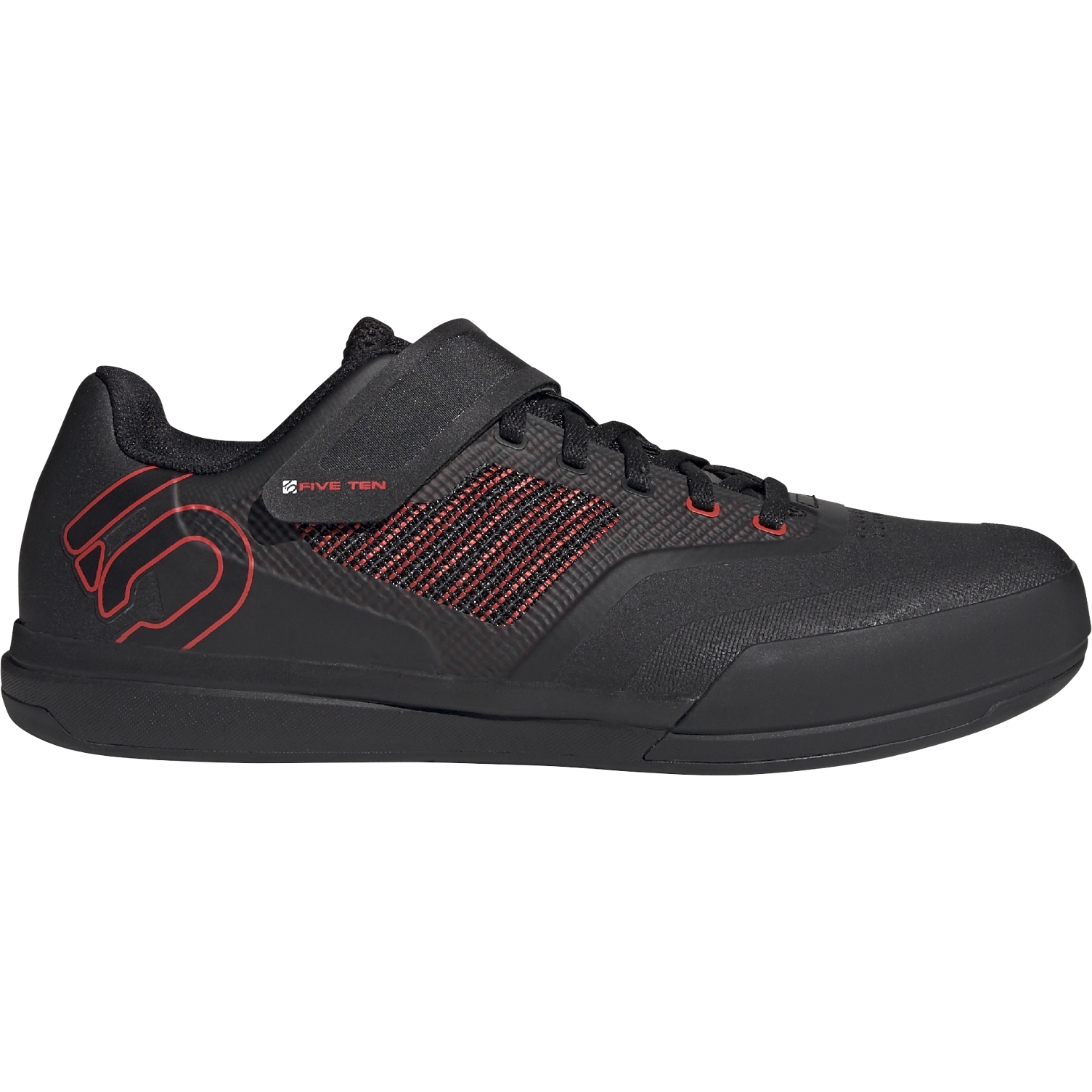 Image of Five Ten Hellcat Pro Mountain Bike Shoes - Red / Core Black