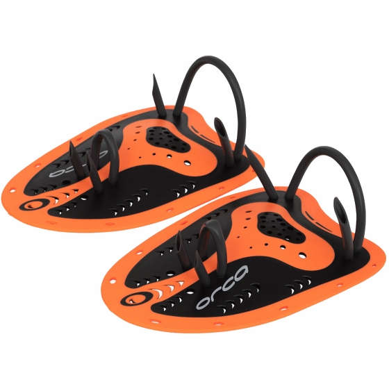 Photo produit de Orca Pagaies de Natation - Flexi Fit - high vis orange