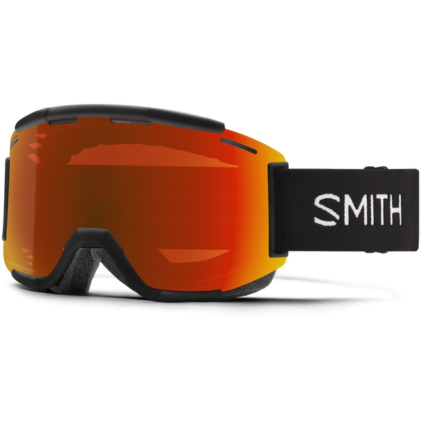 Productfoto van Smith Squad MTB Goggle - Chromapop Lens - Black / Everyday Red Mirror + Clear