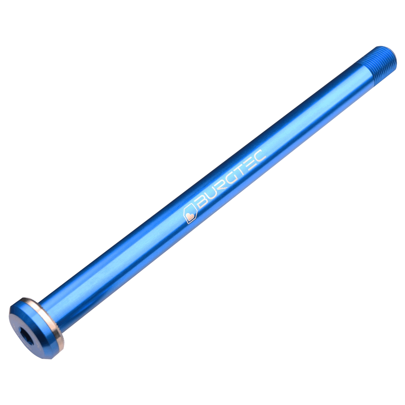 Produktbild von Burgtec Steckachse - 12x148mm Boost - für Santa Cruz Ausfallenden / 173,7mm - Deep Blue