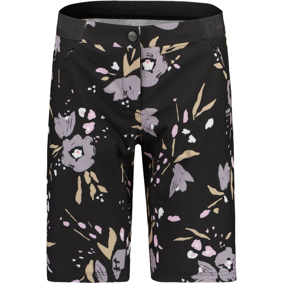 Picture of Maloja AnemonaM. Printed Cycle Shorts Women - deep black brushflower 1113