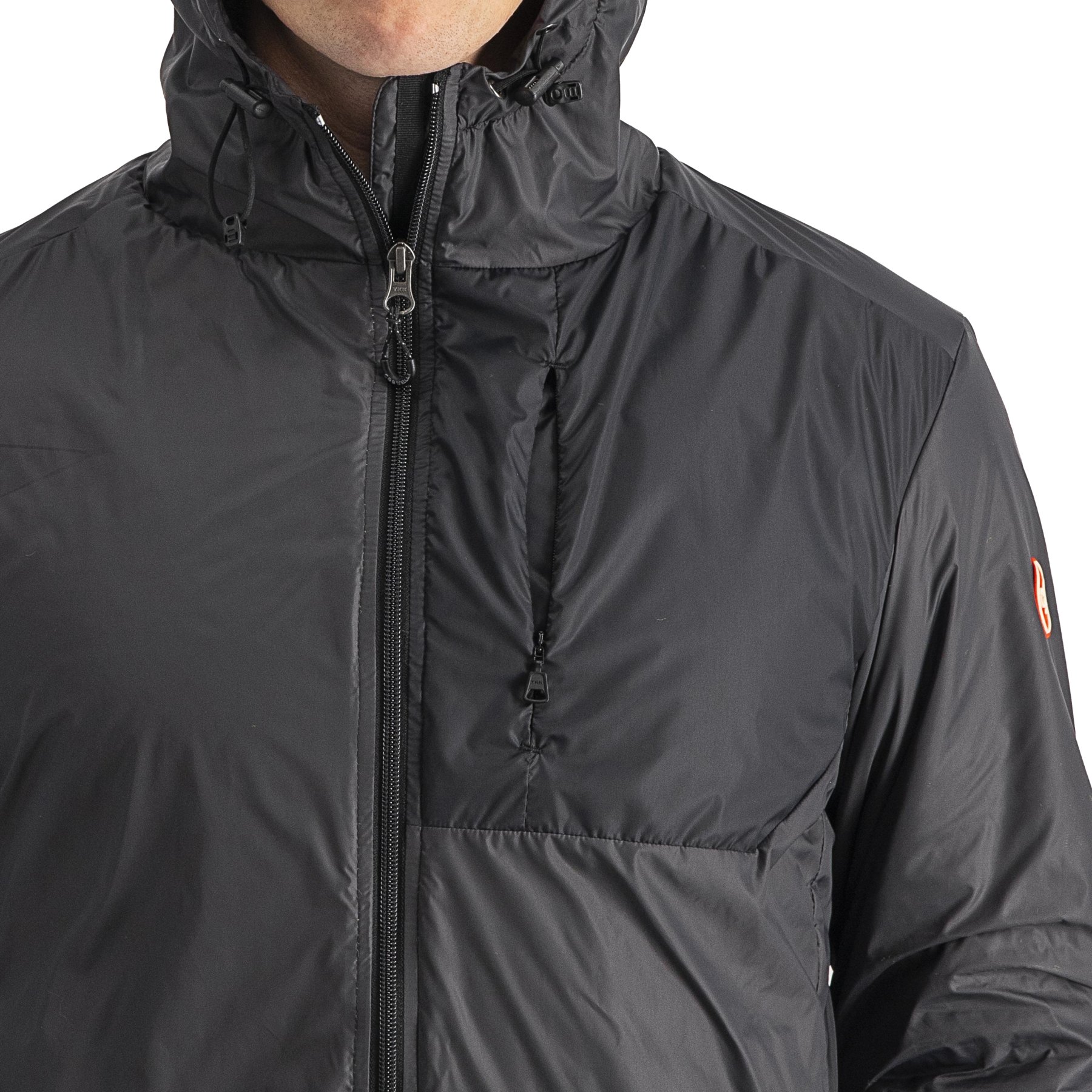 Castelli Riscalda Puffy Jacket Men - dark grey/ electric lime 030