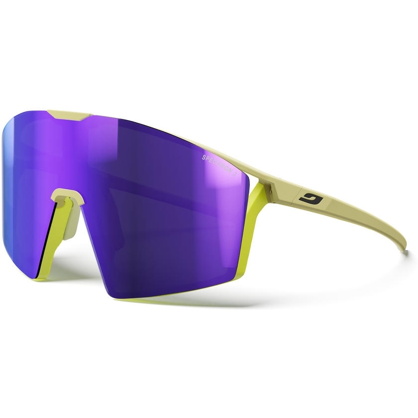 Picture of Julbo Edge Sunglasses - Light Brown - Fluorescent Yellow / Spectron 3