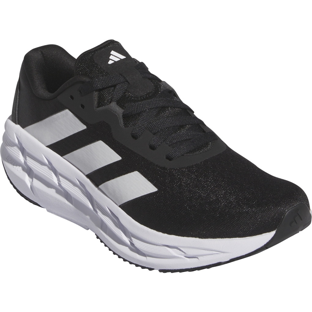 Black and white adidas running shoes womens online