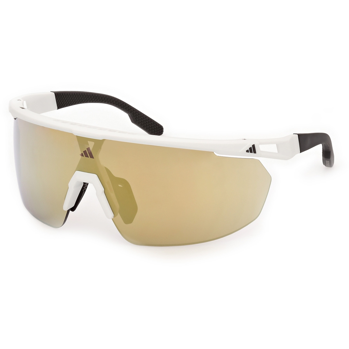 Image of adidas SP0094 Sport Sunglasses - White / Mirror Brown