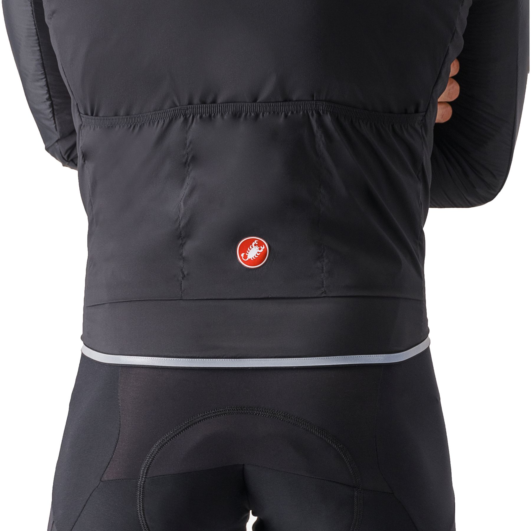 Castelli Fly Direct Jacket Men - light black/dark grey 085 | BIKE24