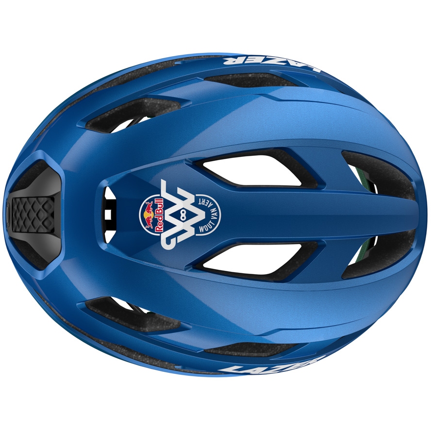IL741 レーザー LAZER Red Bull Wout van Aert VENT KINETICORE ヘルメット 青 M 55-59cm 2022/11製造 ※あご紐汚れ Lazer Vento KinetiCore Helmet Red Bull Wout Van Aert M