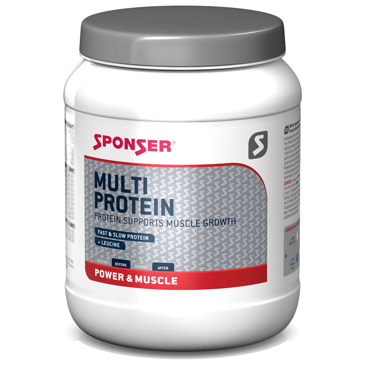 Produktbild von SPONSER Multi Protein - Mehrkomponenten-Eiweiß-Getränkepulver - 425g
