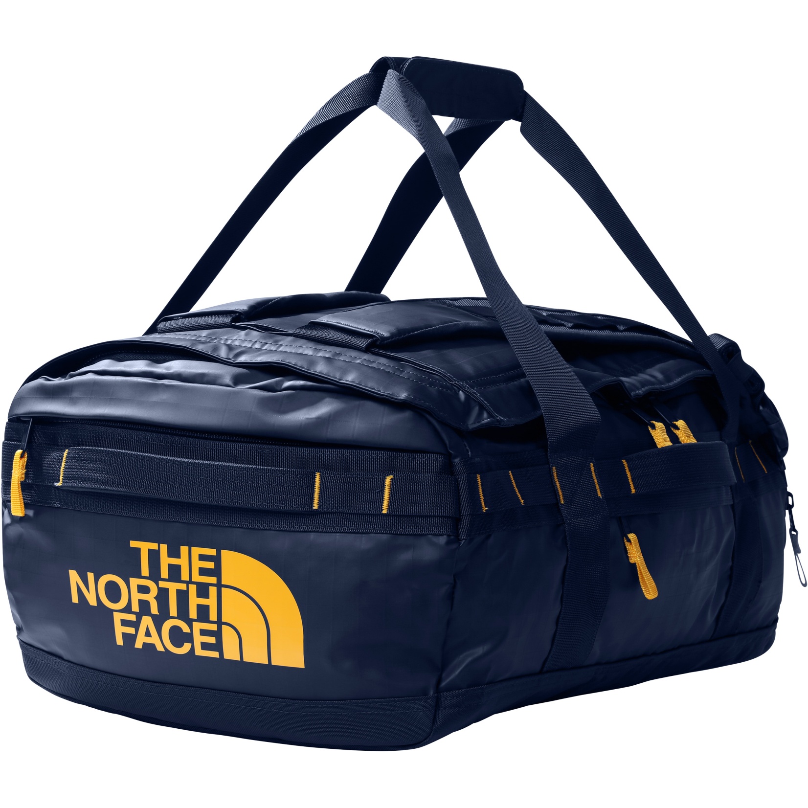 Productfoto van The North Face Base Camp Voyager Duffel 42L - Summit Navy/Summit Gold