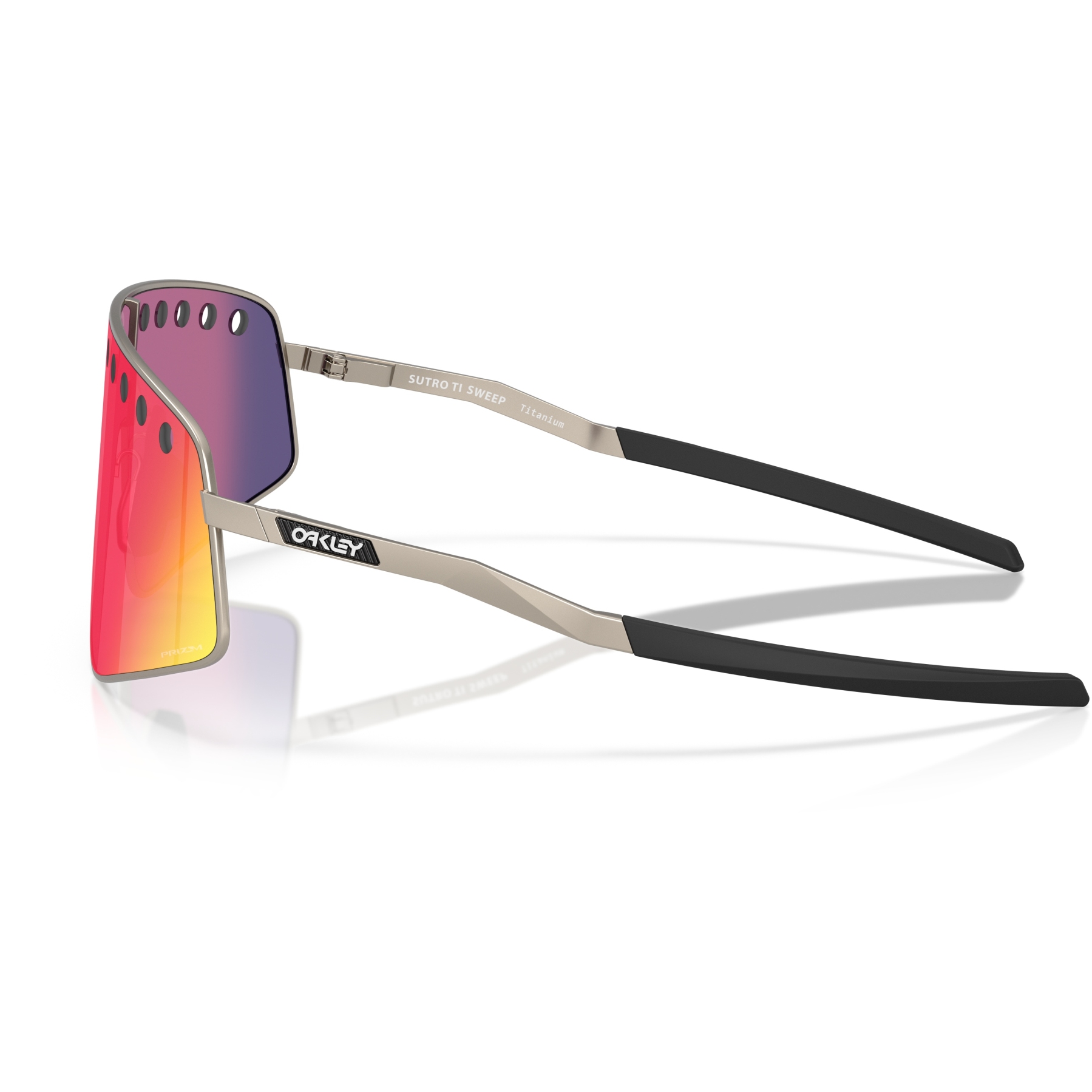 Oakley Sutro TI Sweep Glasses - Matte Gunmetal/Prizm Road - OO6025