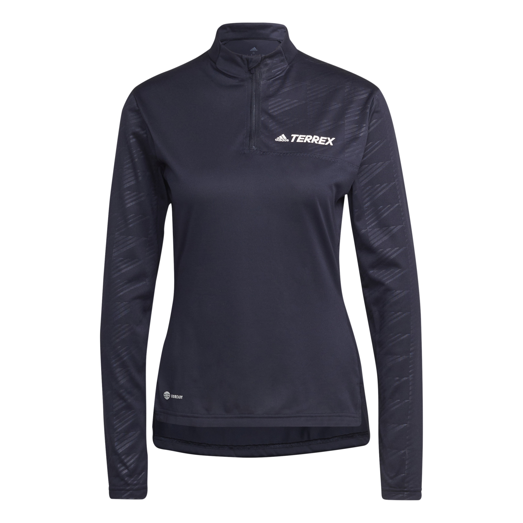 adidas TERREX Multi Half-Zip Longsleeve Women - legend ink HI5495