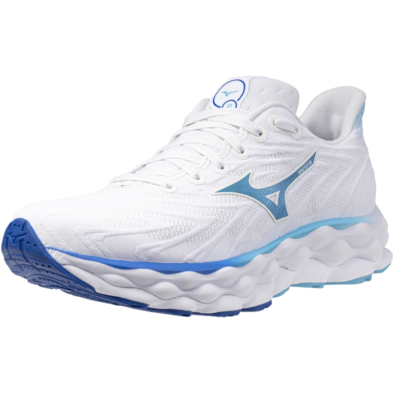 Mizuno Wave Sky 8 Laufschuhe Damen WeiB Laser Blue Mugen Blue BIKE24