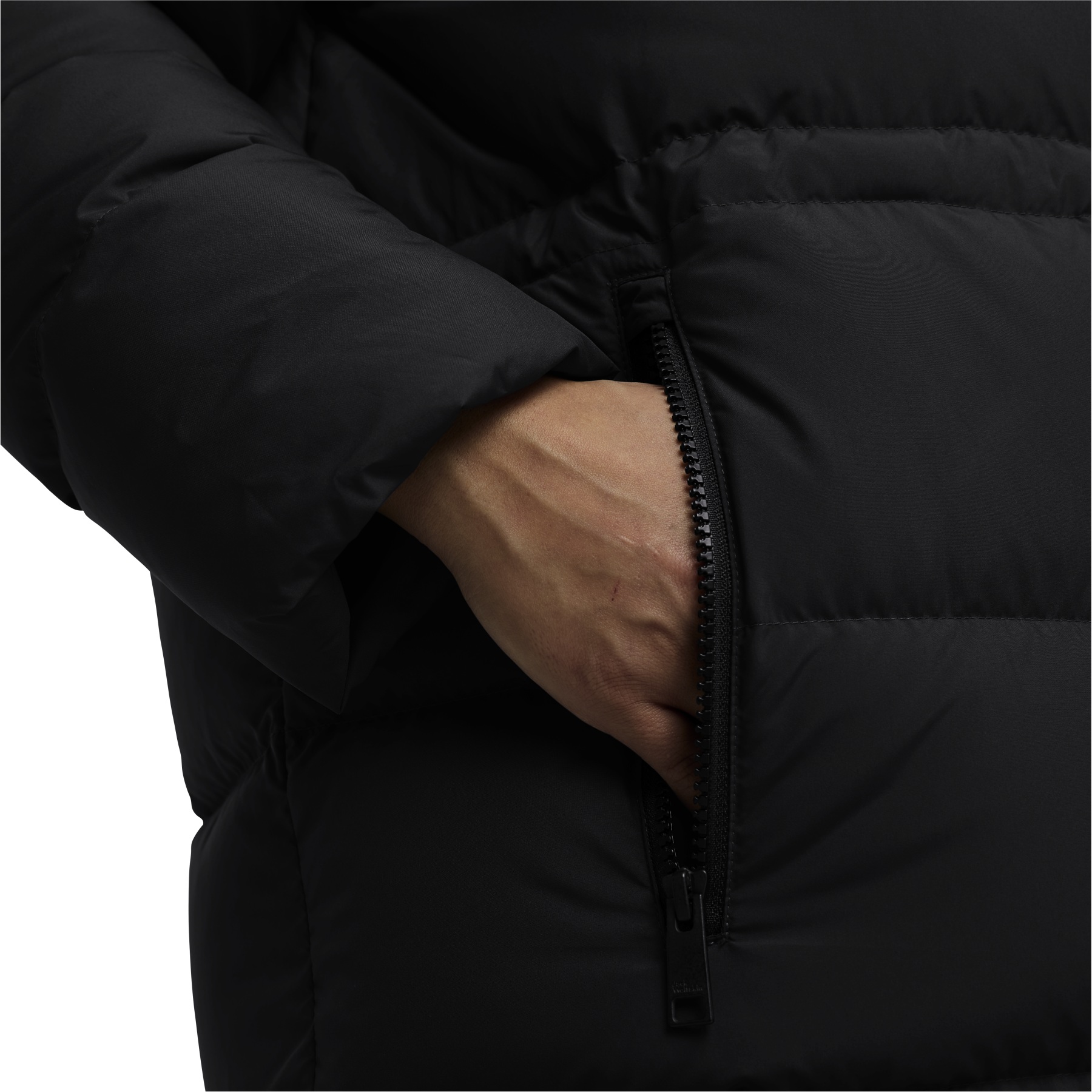 Jack Wolfskin Frozen Palace Long Down Jacket Women Rds - black 