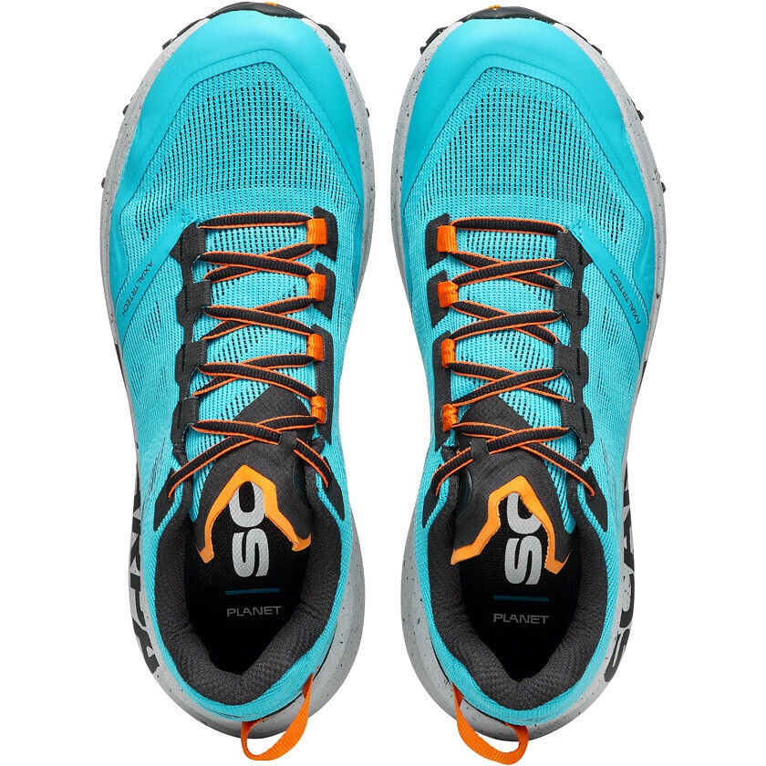 Scarpa Spin Planet Trail Running Shoes Men - azure/black | BIKE24