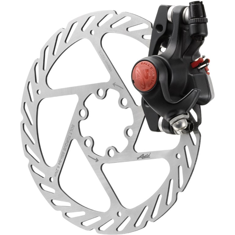 Picture of SRAM BB5 Mountain Mechanical Disc Brake Caliper (CPS) - incl. Adapter and Disc