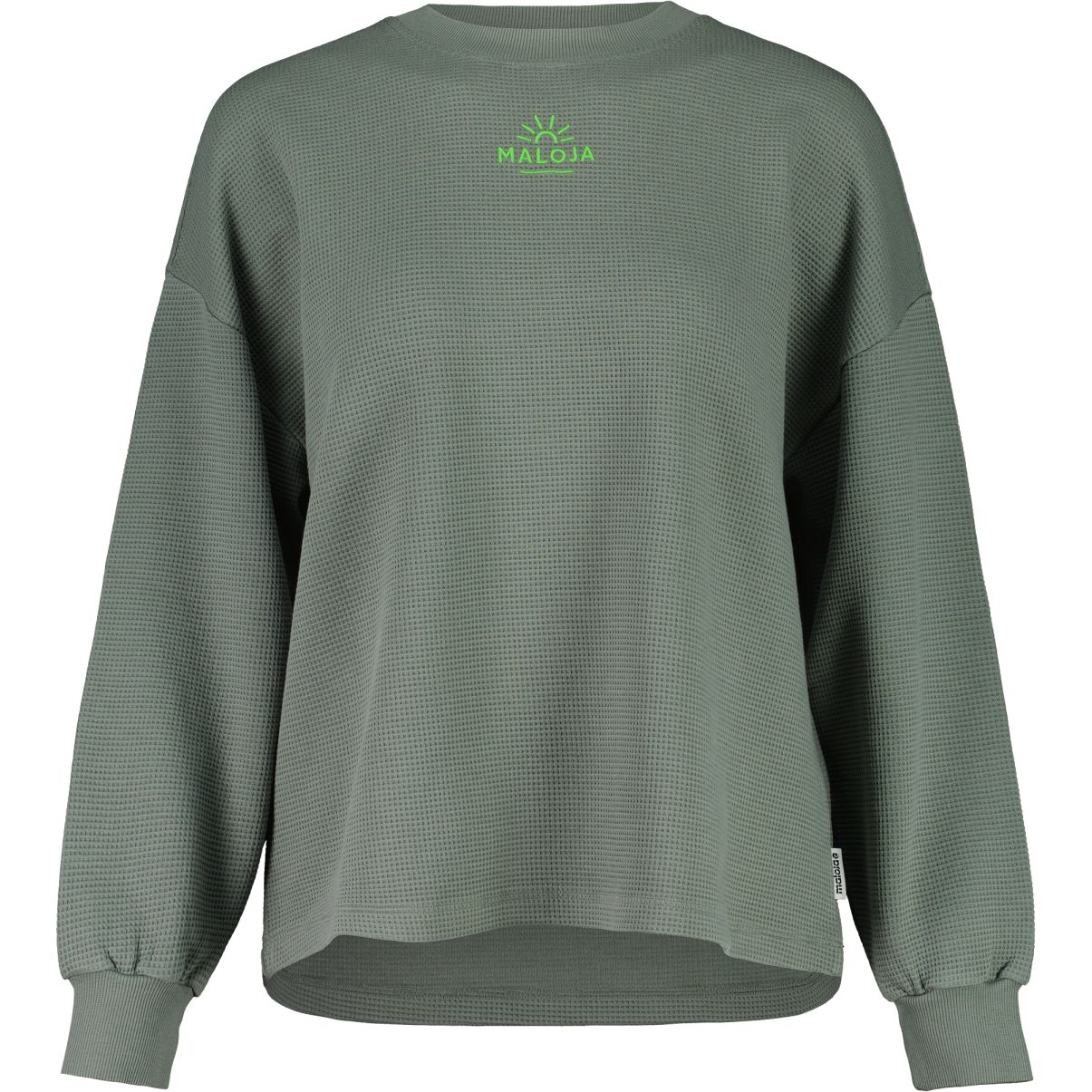 Bild von Maloja HirschbergM. Organic Sweat Shirt Damen - frosty green 9950