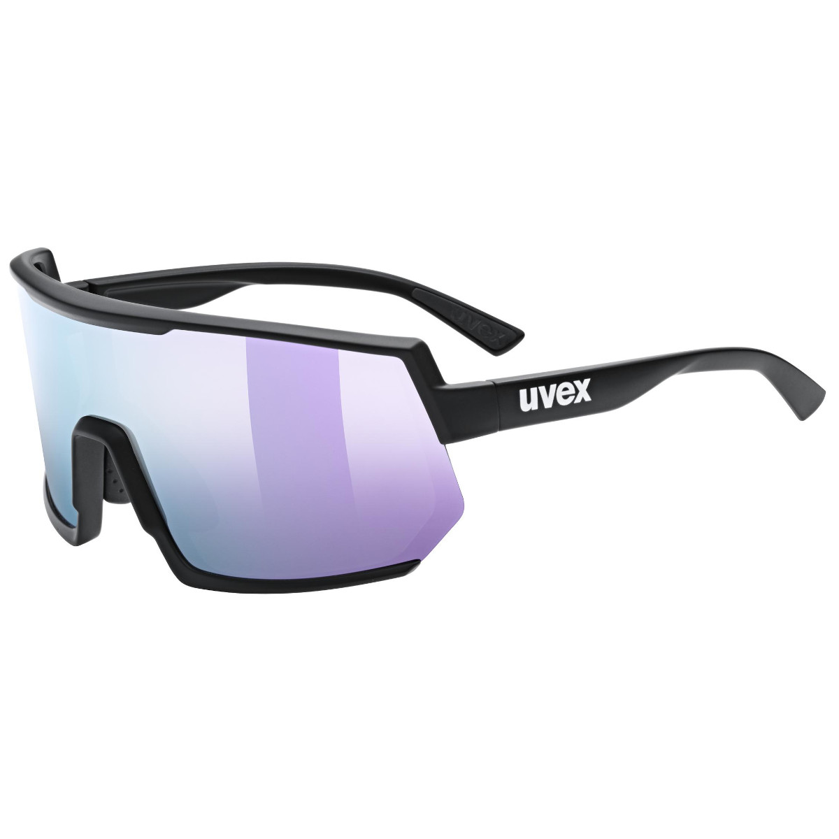 Produktbild von Uvex sportstyle 235 Brille - black matt/mirror lavender