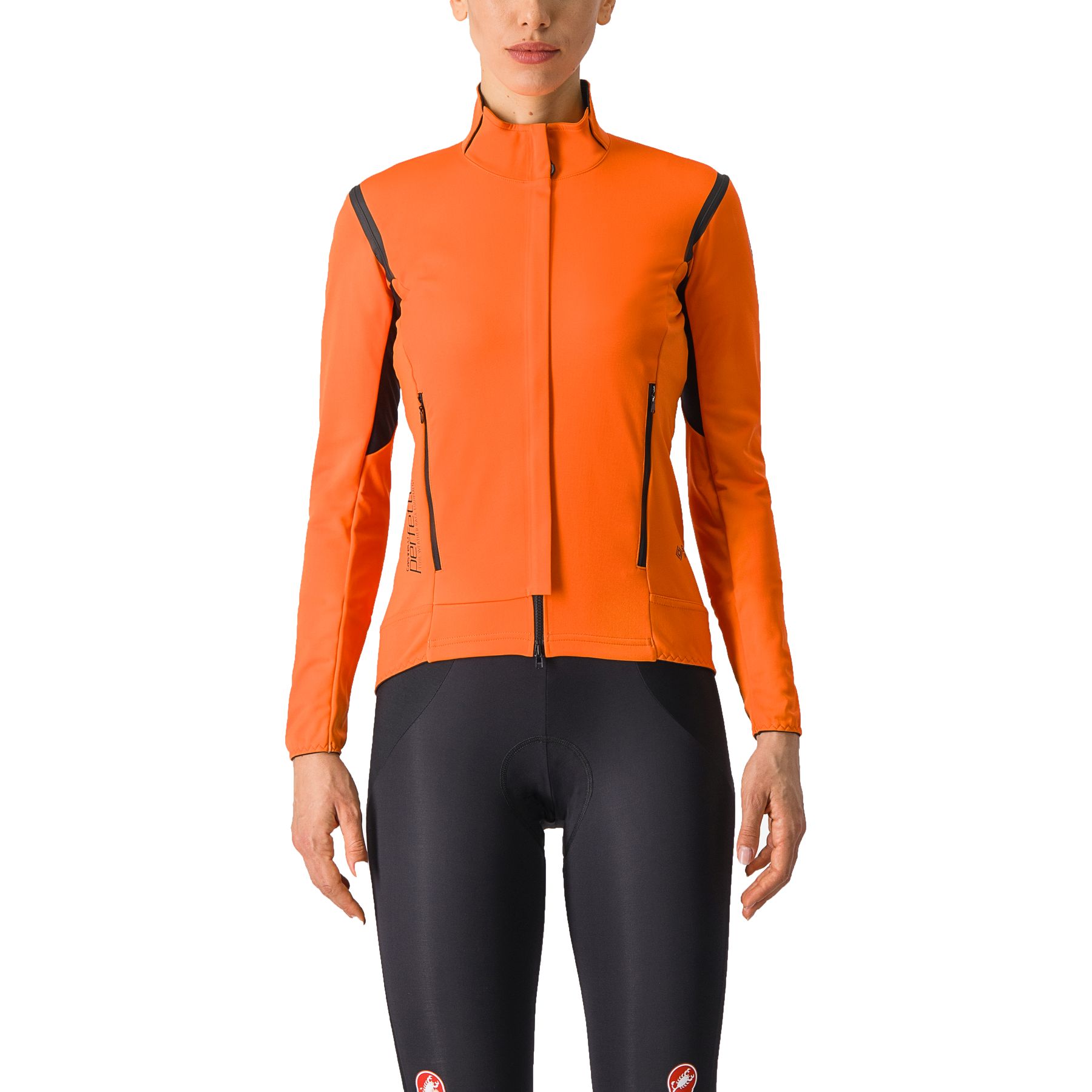 Picture of Castelli Perfetto RoS 2 Jacket Women - red orange/black 857