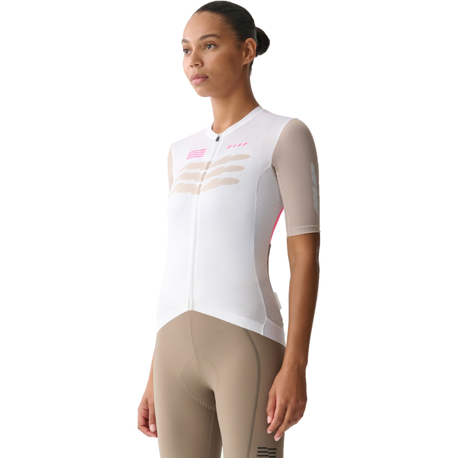 Photo produit de MAAP Maillot Manches Courtes Femme - Eclipse Pro Air 2.0 - blanc