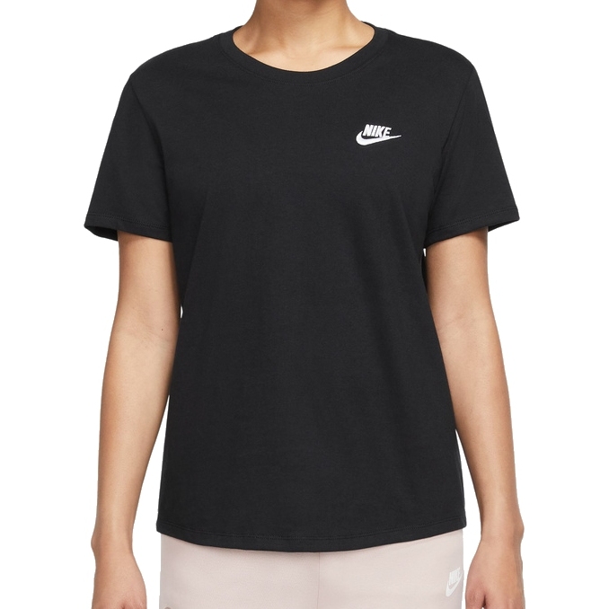 Produktbild von Nike Sportswear Club Essentials T-Shirt Damen - schwarz DX7902-010