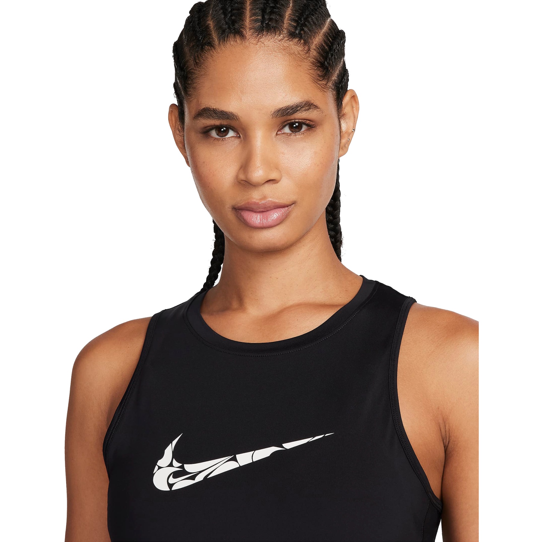 Nike One Lauf Tanktop mit Grafik Damen schwarz weiB FN2606 010 BIKE24