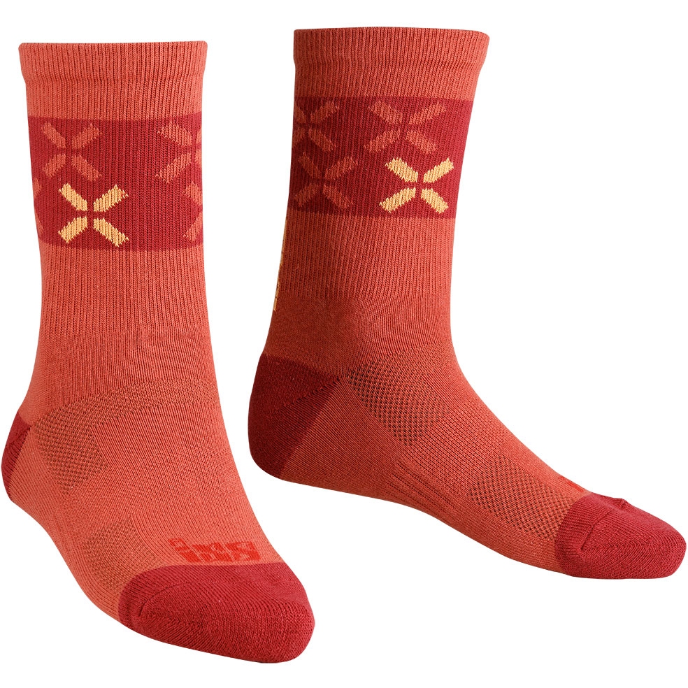 Photo produit de iXS Chaussettes 2.0 (2 Paire) - mars-dark red