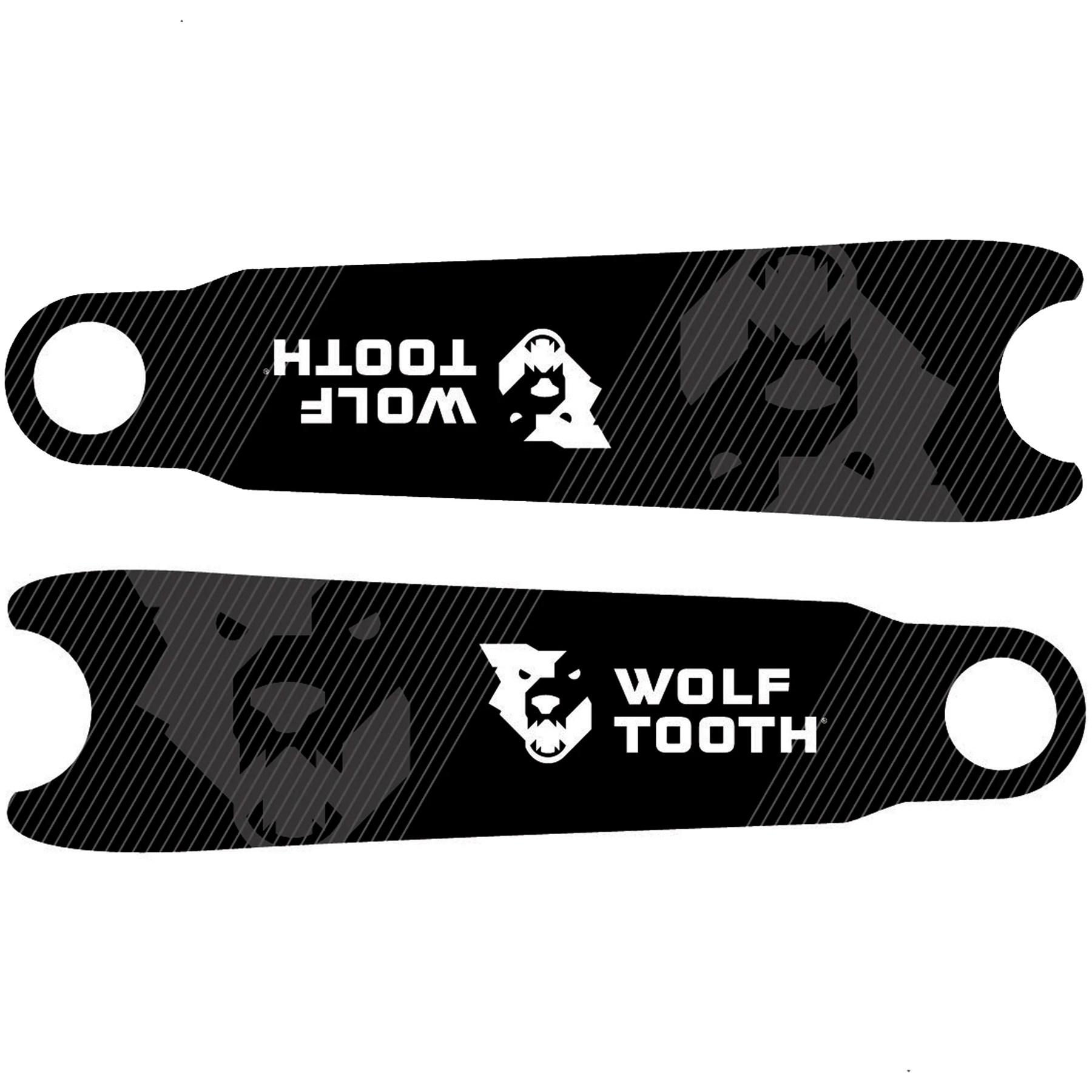 Produktbild von Wolf Tooth Kurbelarm Schutzfolien - logo black