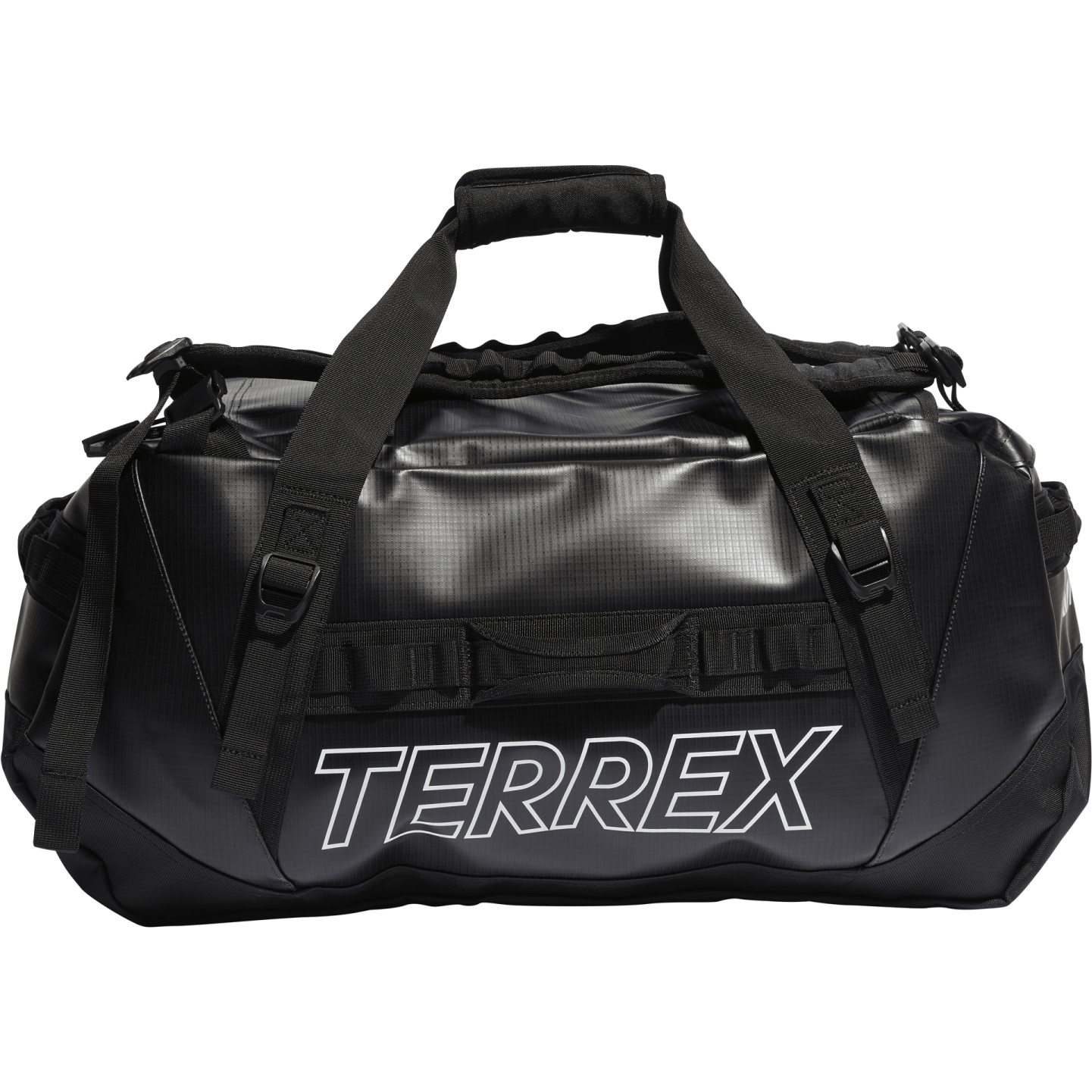 Picture of adidas TERREX RAIN.RDY Expedition Duffel Bag M - 70L - black/white IC5649