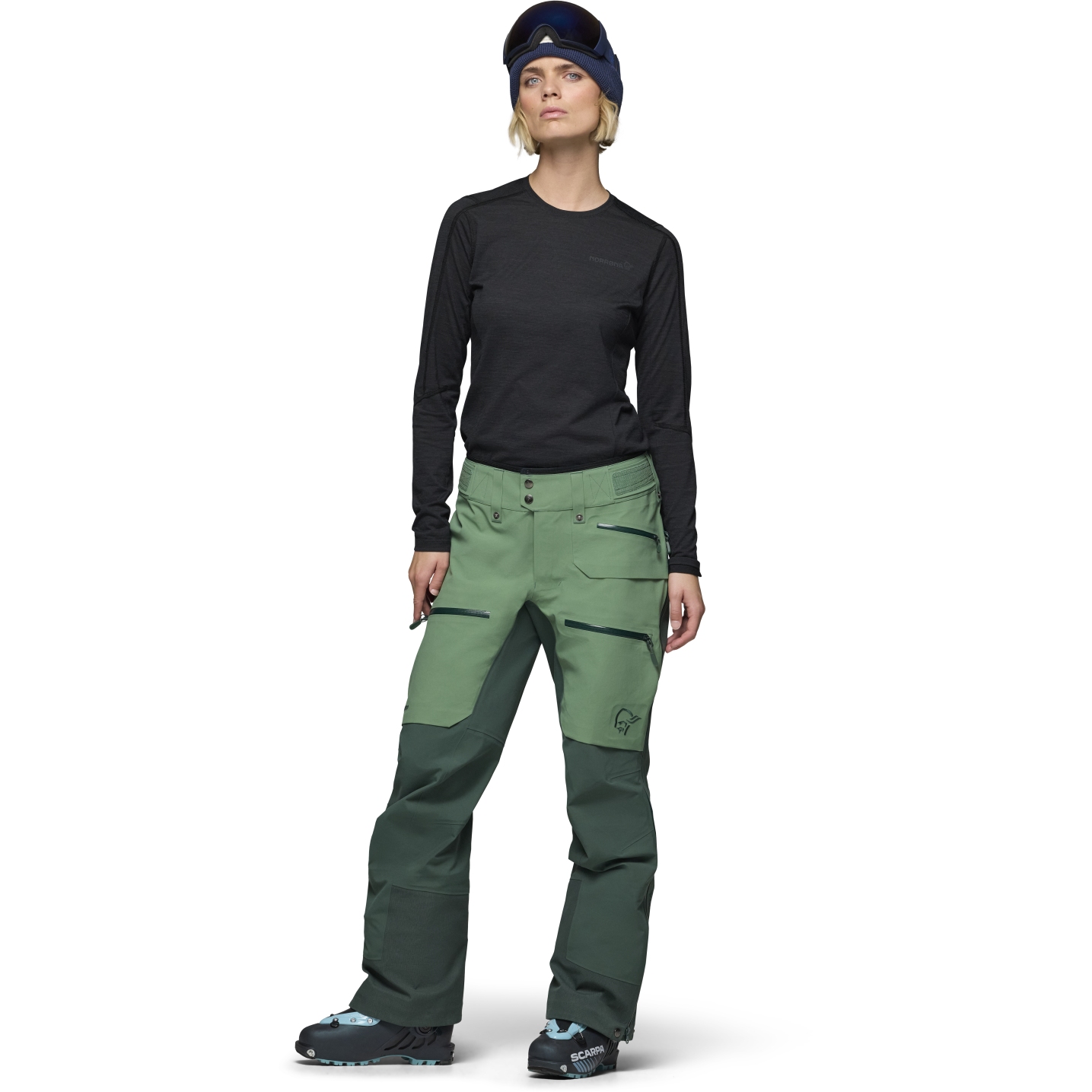 Norrona lofoten Gore-Tex Pro Pants Women - Dark Ivy | BIKE24