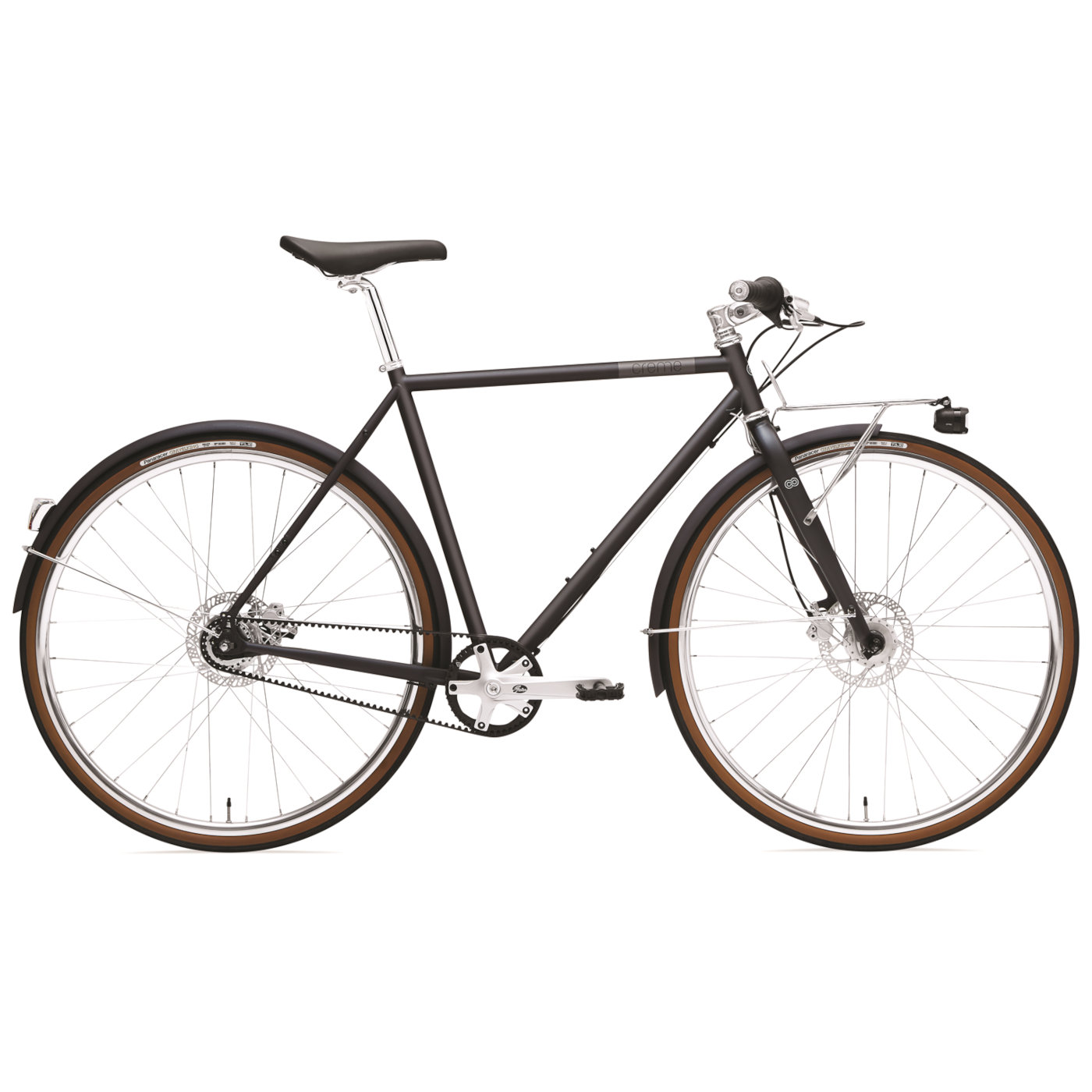 Photo produit de Creme Cycles RISTRETTO Bolt - Vélo de Ville avec Entraînement par Courroie - 2023 - carbon gray