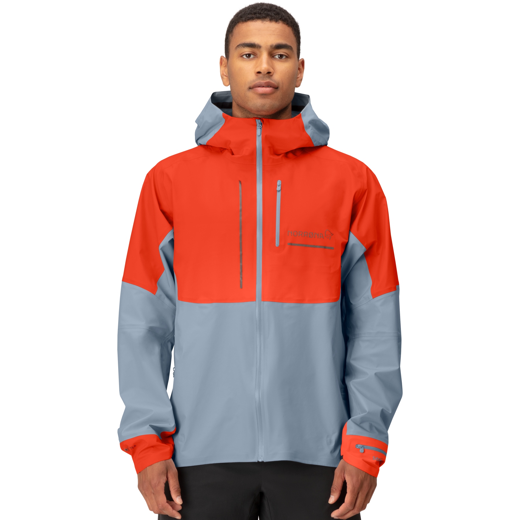 Produktbild von Norrona senja Gore-Tex Active Jacke Herren - Arednalin/Blue Fog