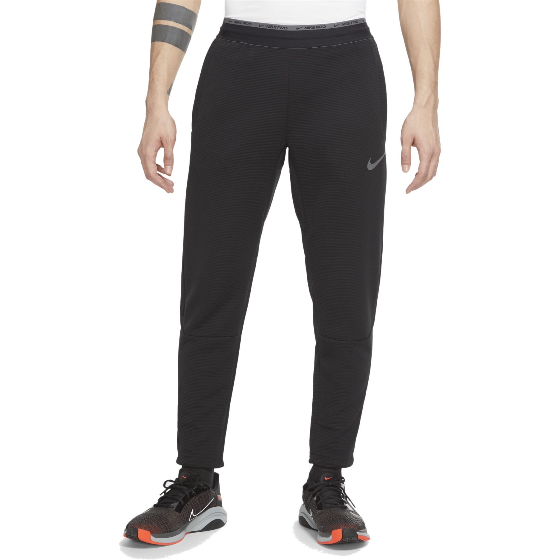 Nike Pro Fleece Training Pants Men - black/black/iron grey DM5886-010 ...