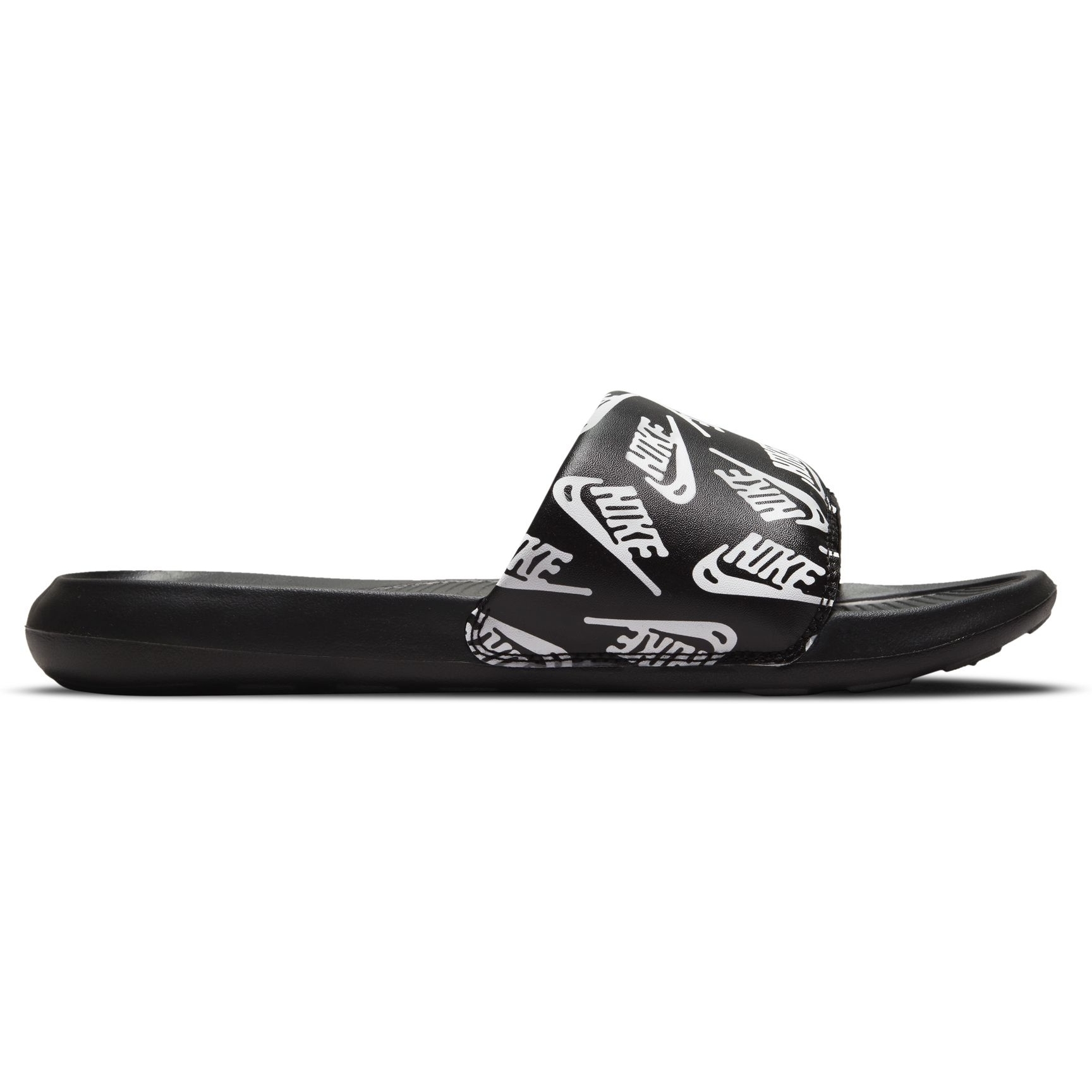 Produktbild von Nike Victori One Herren-Slides mit Print - schwarz/weiß-schwarz CN9678-008