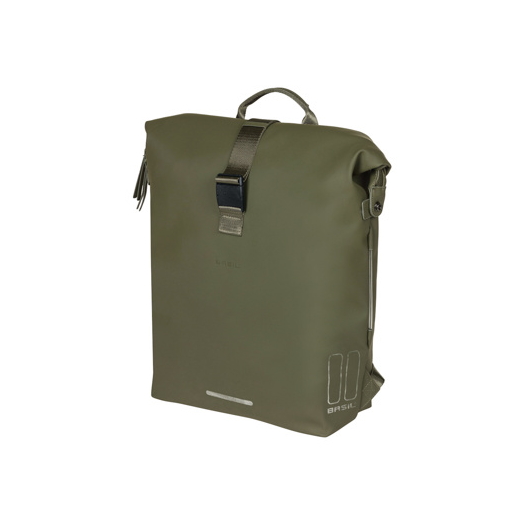 Picture of Basil Soho Backpack Nordlicht - moss green